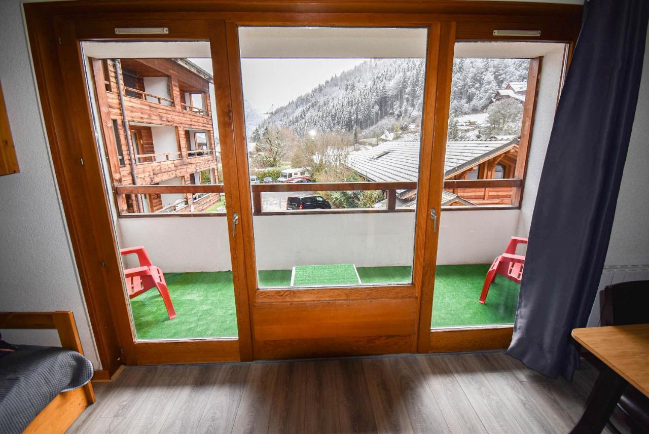 L'Enchalpe, Grand Et Lumineux Studio Avec Coin Montagne 5 Personnes, 60M Des Pistes, Piscine Couverte, Wifi, Grand Balcon Expo Est, Draps Non Compris Saint-Jean-dʼAulps Exterior foto